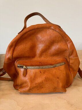 Il Bisonte Leather Backpack